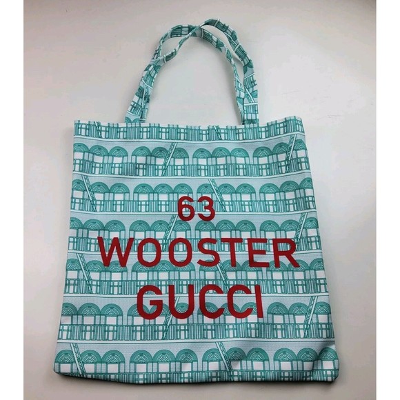 Gucci x The Met Store Cotton Canvas Tote Bag - Picture 1 of 4